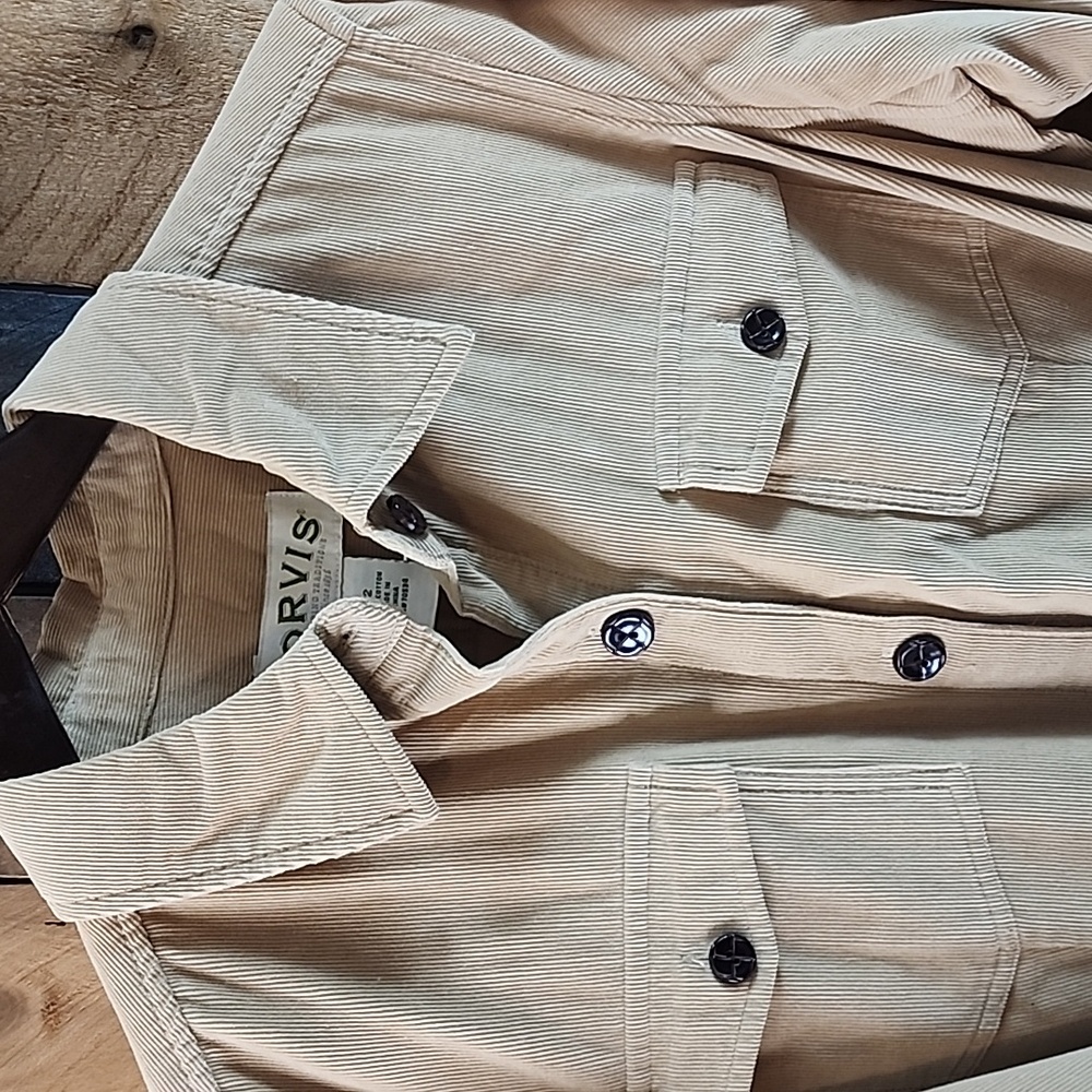 Orvis Tan Corduroy Dress Size 12 - Picture 4 of 5